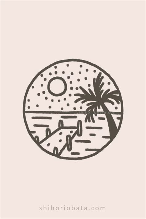 beach drawing small