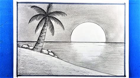 beach pictures drawings