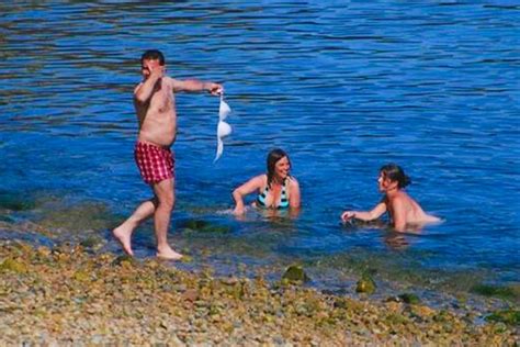 beach pictures gone wrong