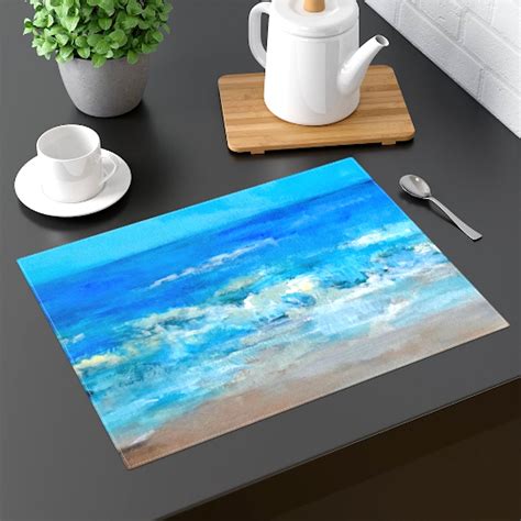 beach placemats and coasters