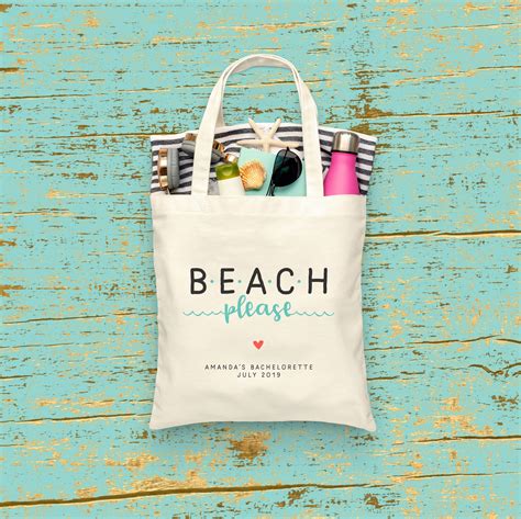 beach please beach bag