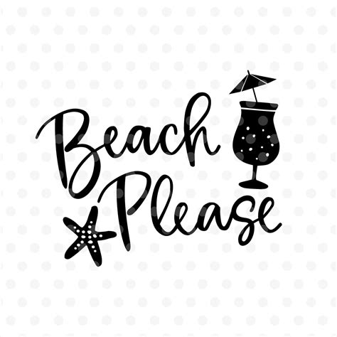 beach please svg free