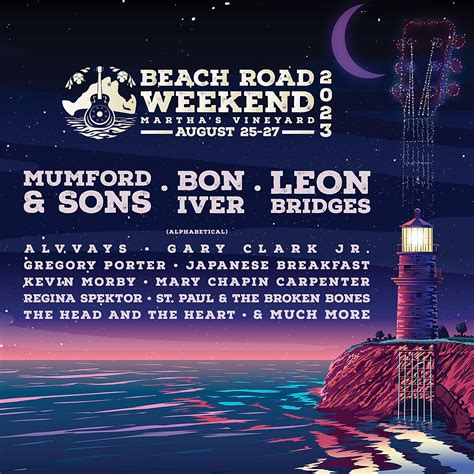 beach road weekend lineup