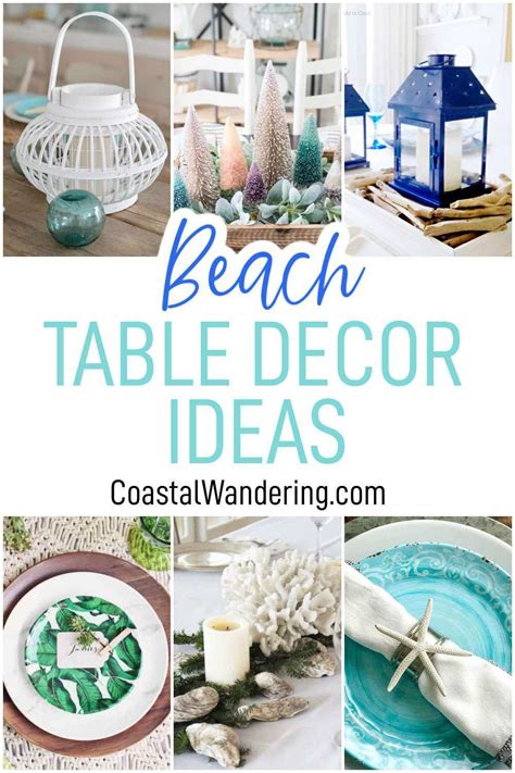 Beach Table Top Decor