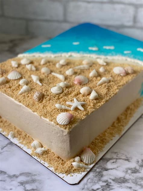 Beach Theme Cake