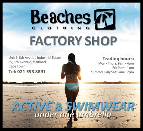 beaches clothing factory shop