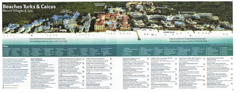 beaches turks and caicos room map