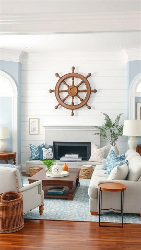 Beachy Accent Wall