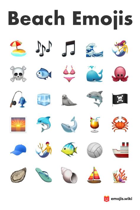 Beachy Emojis