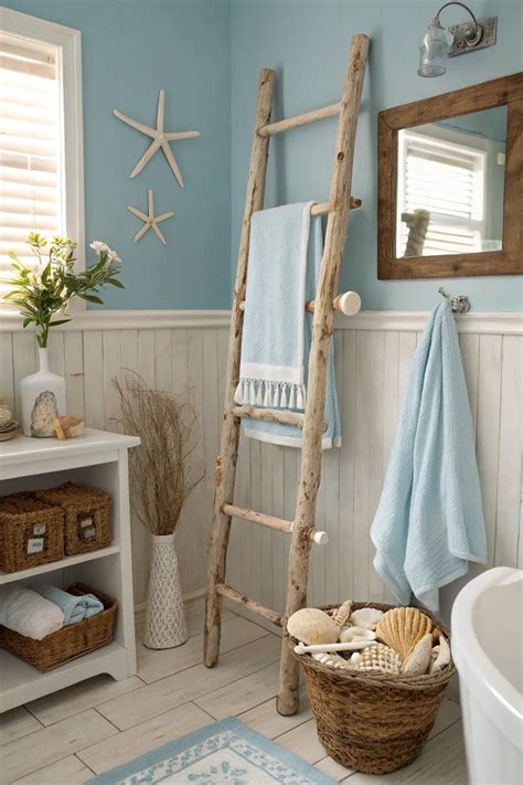 Beachy Towel Rack