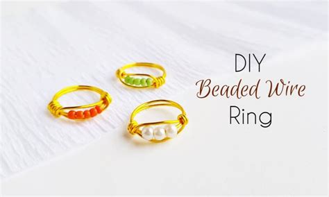 Bead Ring Diy Wire