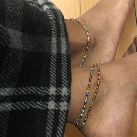Beaded Anklets Stackable