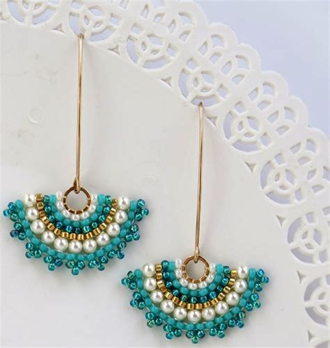 Beaded Design Earrings
