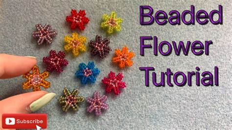 Beaded Flower Patterns Tutorial