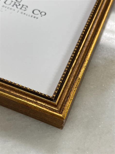 Beaded Gold Frame