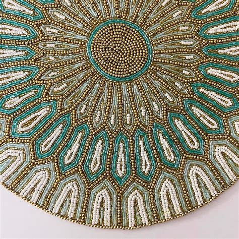 Beaded Hand Placemat