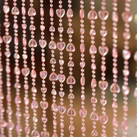 Beaded Heart Curtains