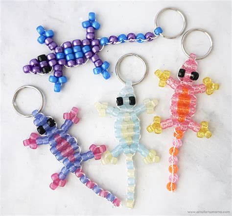 Beaded Lizard Keychain Tutorial
