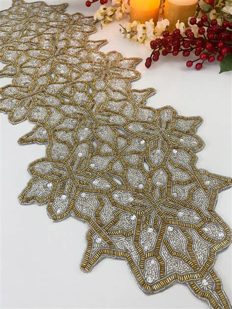 Beaded Table.runner