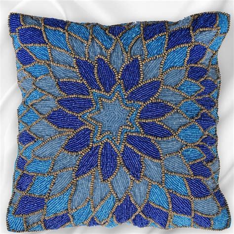 Beaded Throw Pillow Covers
