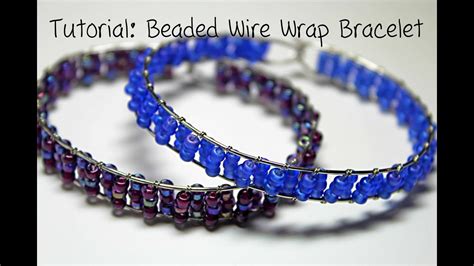 Beaded Wire Bracelet Tutorial