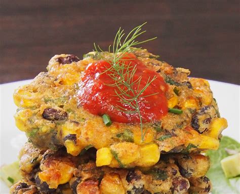Bean And Corn Fritters