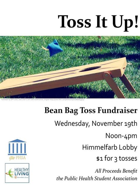 Bean Bag Toss Fundraiser