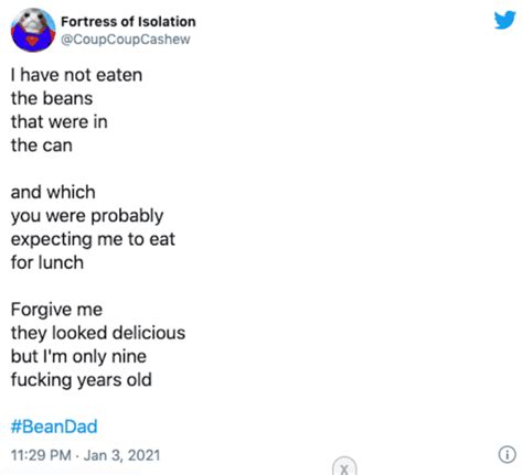 Bean Dad Tweets