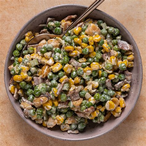 Bean Pea Corn Salad
