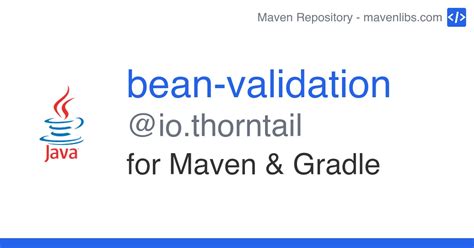bean validation maven