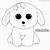 beanie boo dog coloring pages