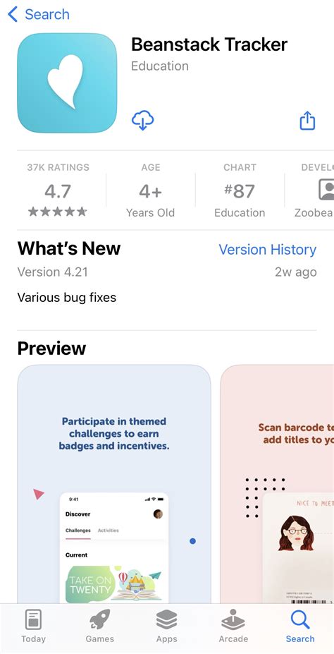 Beanstack App Apple
