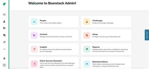 Beanstack Login Admin