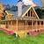bear mountain log cabins with wrap around porches