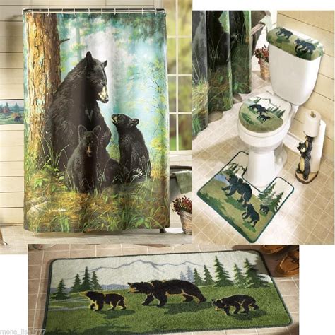 bear bathroom rugs
