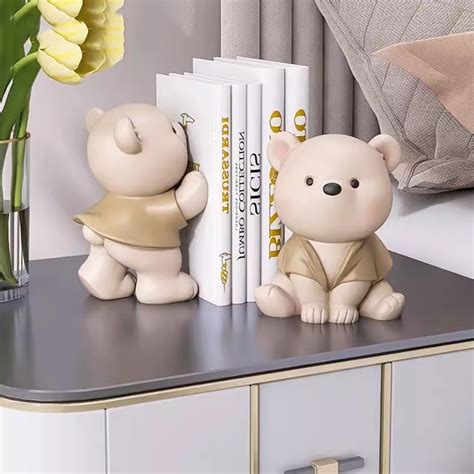 Bear Bookends Ceramic