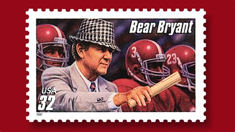 bear bryant stamps