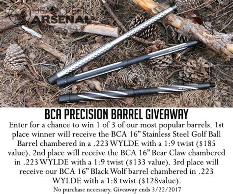 bear creek arsenal giveaway