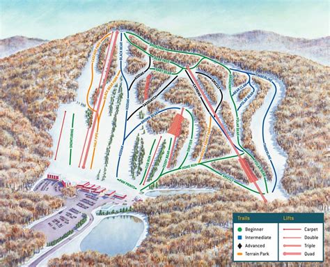 bear creek mountain resort hiking trail map