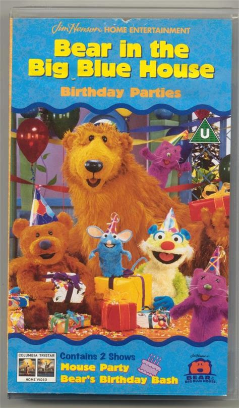 bear in the big blue house birthday party vhs