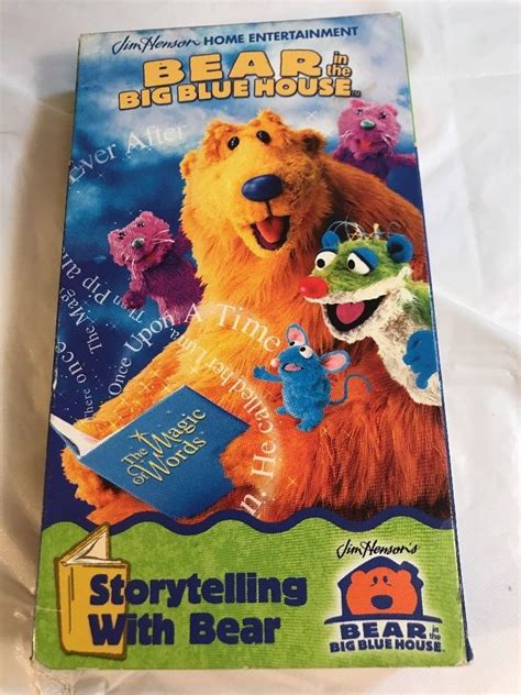 bear in the big blue house vhs 2001