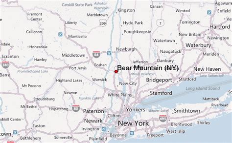 bear mountain new york map