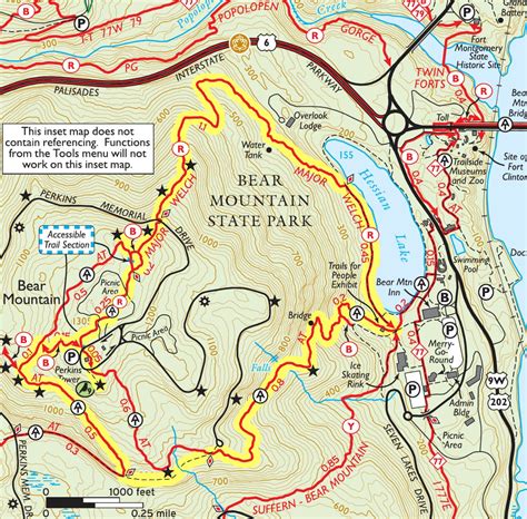 bear mountain ny elevation