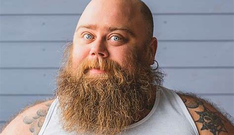 Beard Fat Man Pin On Bear Ginger Portraits