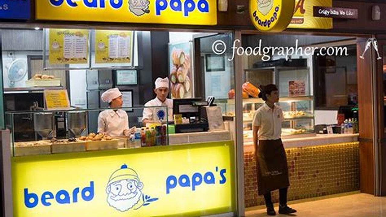 Rahasia Kelezatan Choux Cream Beard Papa's di Terminal 2 Soekarno Hatta