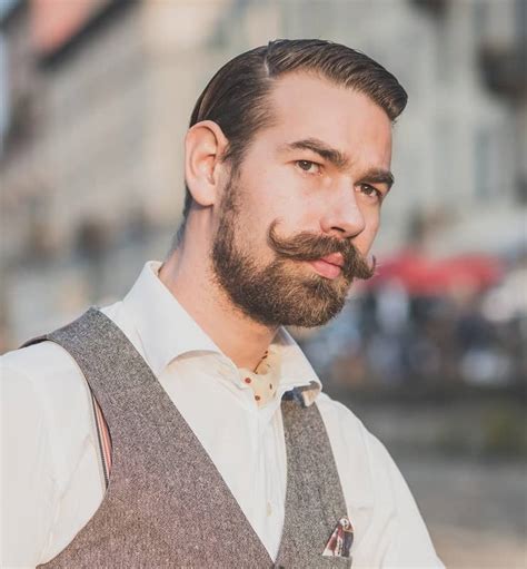 Beard Handlebar Moustache