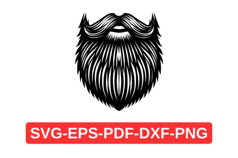Unleash Your Inner Lumberjack with High-Quality Beard SVG Designs