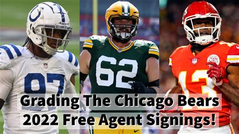 bears 2022 free agent signings