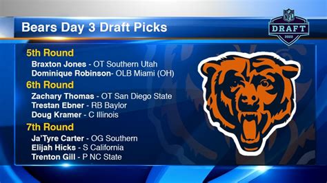 bears draft picks this year