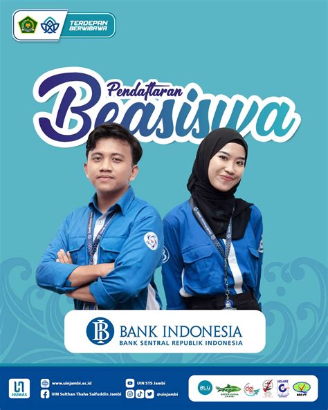 PERSIAPAN PROGRAM BEASISWA BANK INDONESIA 2020 Universitas Jambi